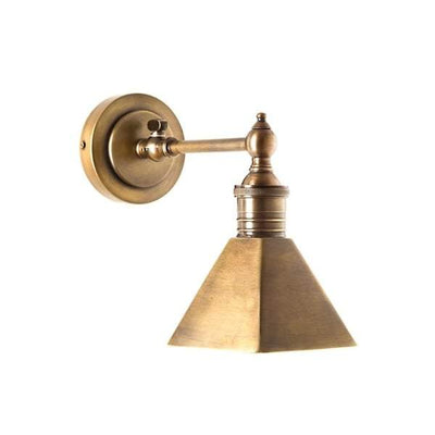 Mayfair Sconce W/Shade Antique Brass - House of Isabella AU