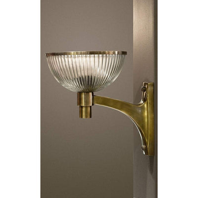 Astor Glass Wall Lamp Brass - House of Isabella AU