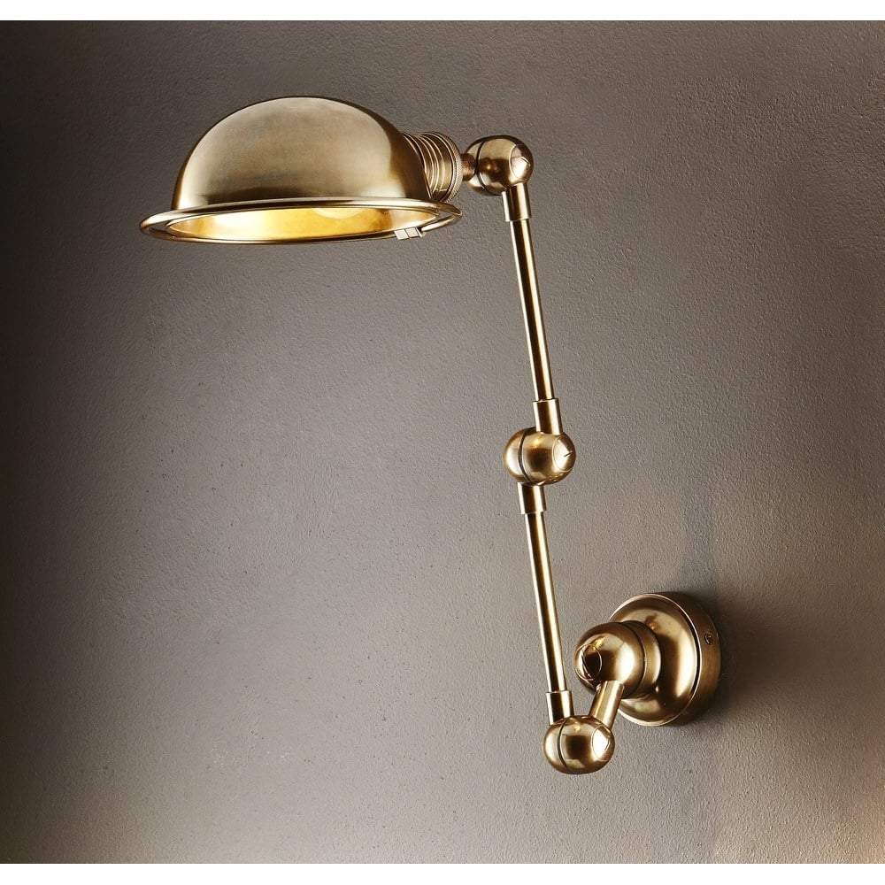 Lincoln Swing Arm Sconce Brass - House of Isabella AU