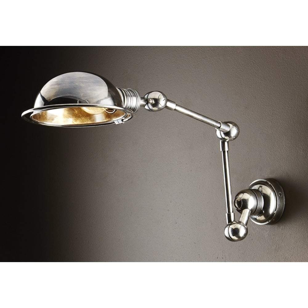 Lincoln Swing Arm Sconce Silver - House of Isabella AU