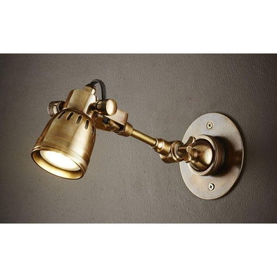 Seattle Long Arm Wall Light Brass - House of Isabella AU