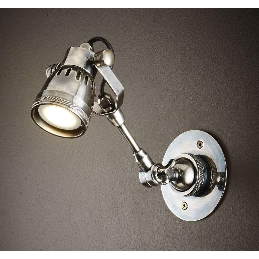 Seattle Long Arm Wall Light Silver - House of Isabella AU