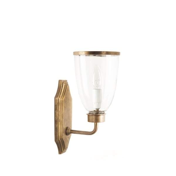Westbrook Sconce Brass W/Glass Shade - House of Isabella AU