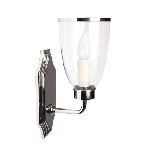 Westbrook Sconce Nickel W/Glass Shade - House of Isabella AU