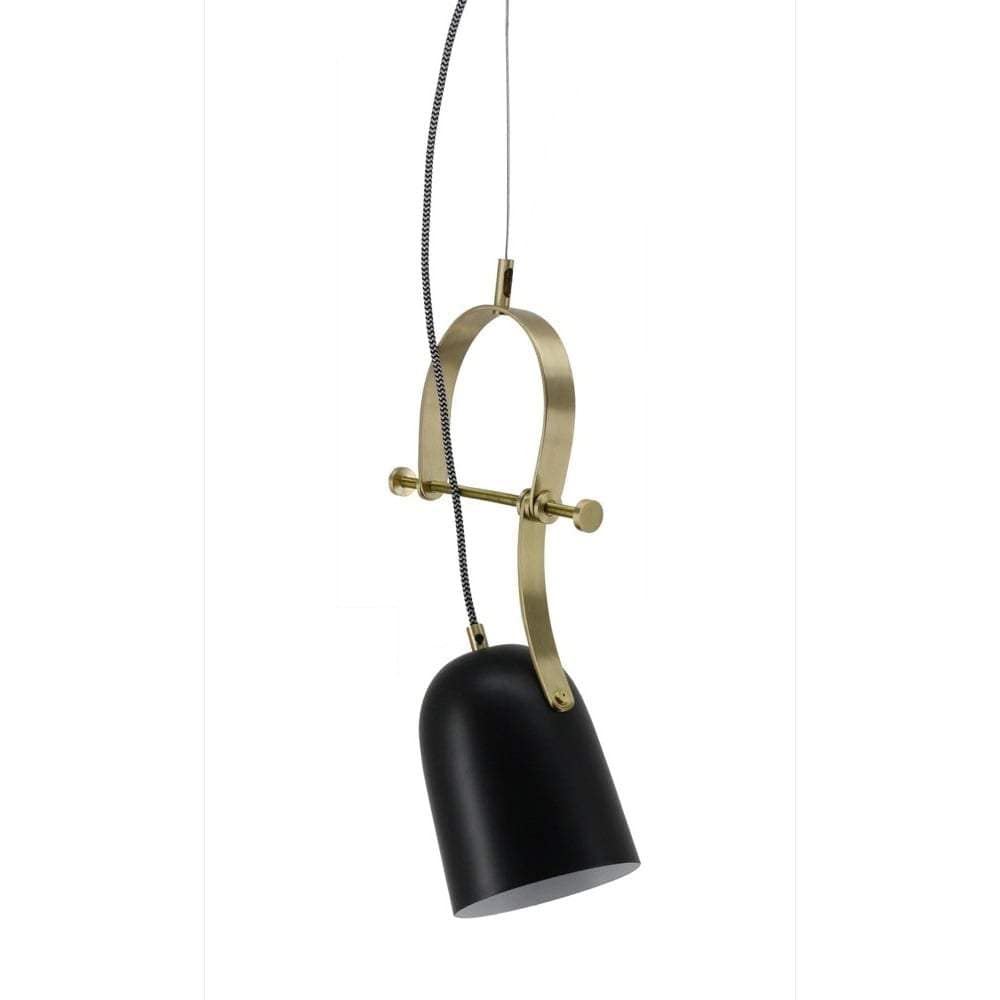 Paterson Hanging Lamp In Black - House of Isabella AU