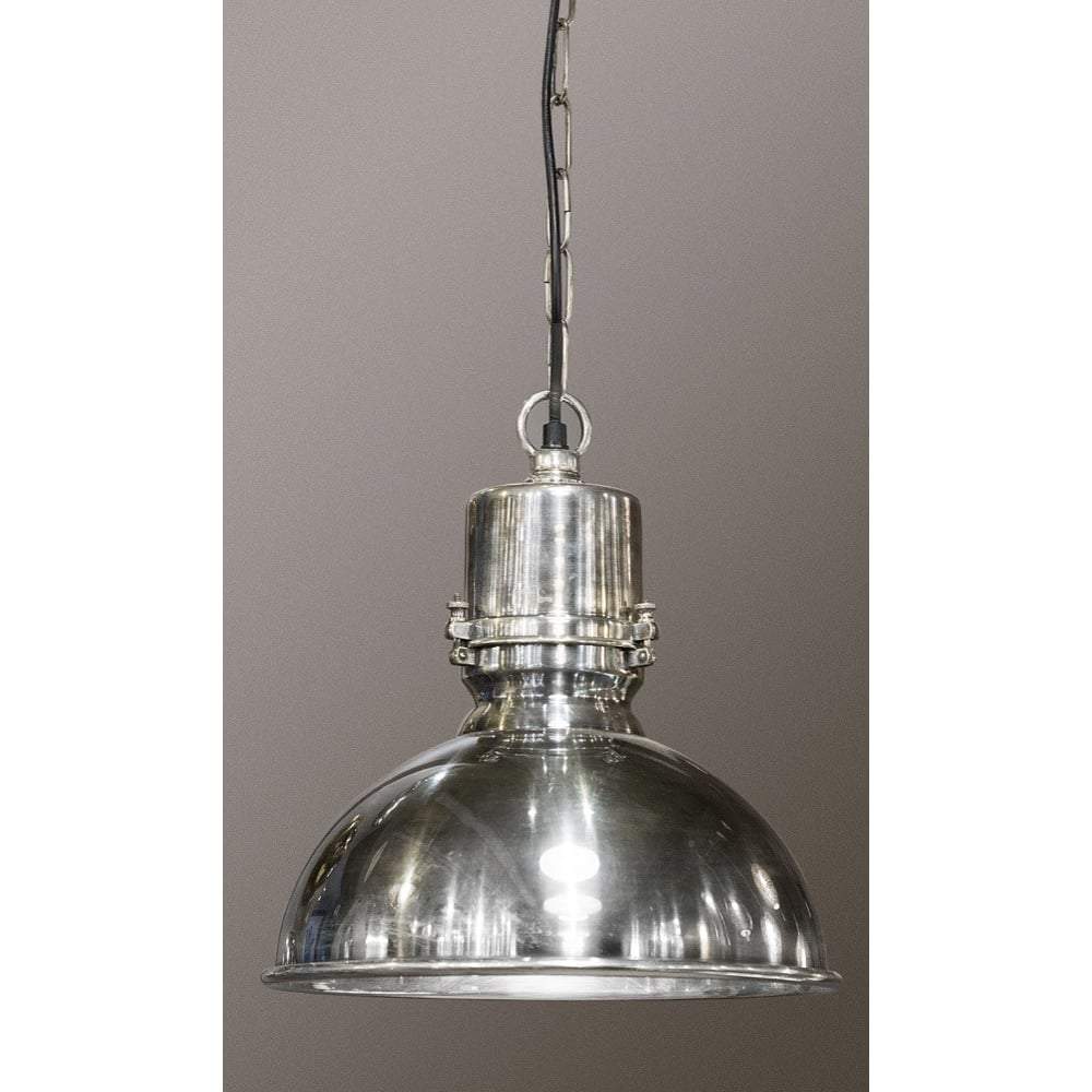 Augusta Large Hanging Lamp in Silver - House of Isabella AU