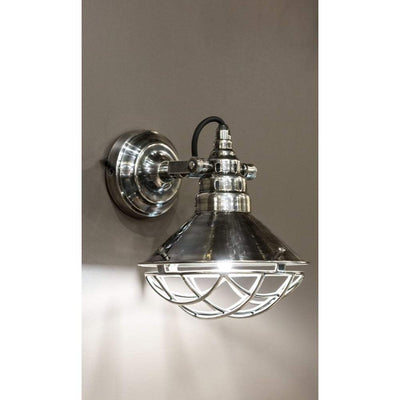 Twain Wall Lamp in Silver - House of Isabella AU