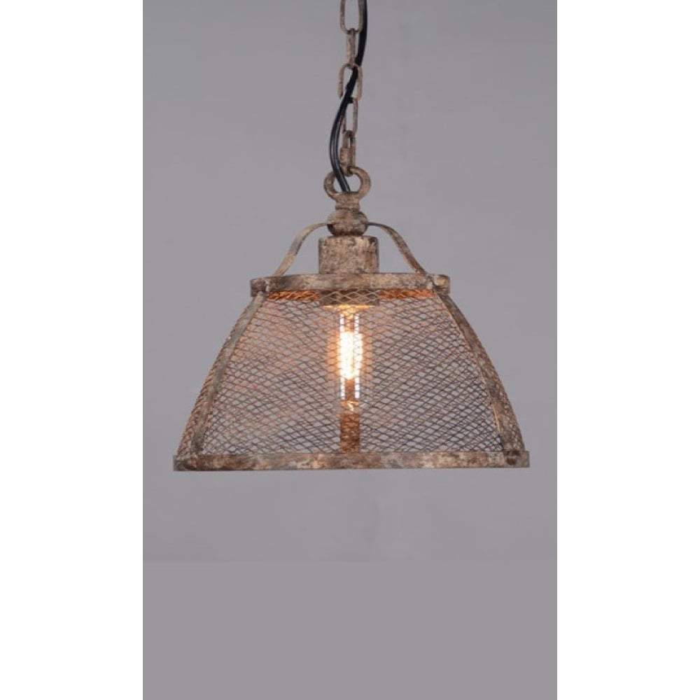Lorenzo Medium Hanging Lamp in Rustic - House of Isabella AU