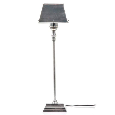 Collin Table Lamp W/Metal Shade Silver - House of Isabella AU