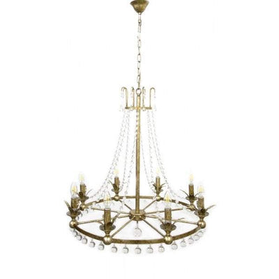 Rococo Chandelier Iron in Ant Silver - House of Isabella AU