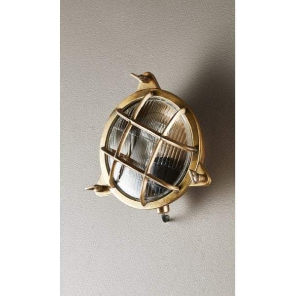 Palmerston Wall Lamp Outdoor in Brass - House of Isabella AU