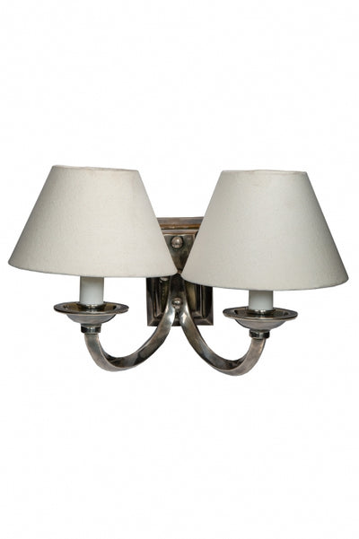 Elysee two ams wall lamp in ant silver - House of Isabella AU