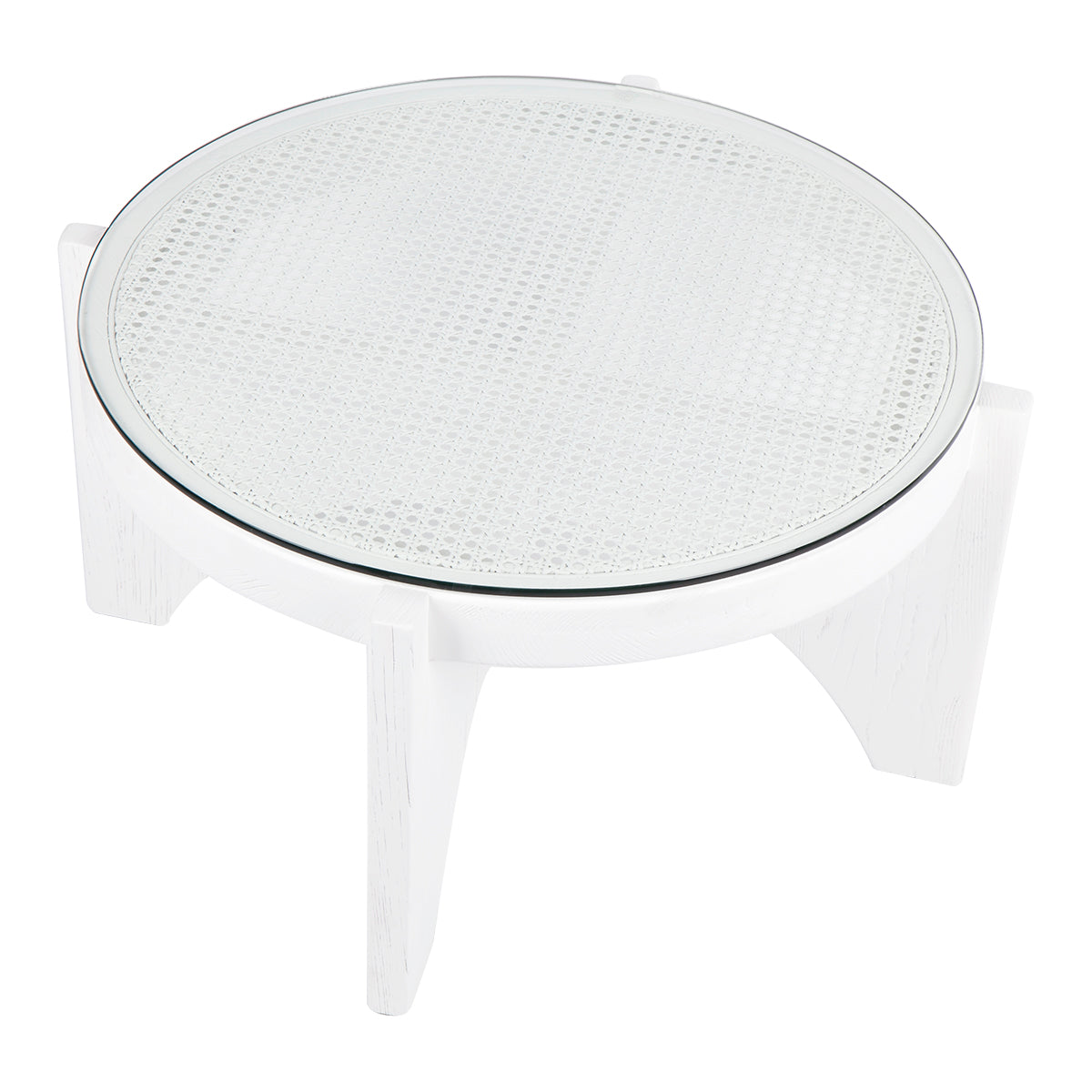 Oasis Rattan Coffee Table - Medium White