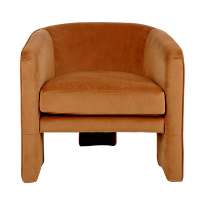 Kylie Arm Chair - Caramel Velvet
