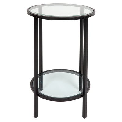 Cocktail Glass Petite Side Table - Black