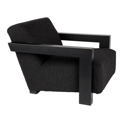 Lennon Arm Chair - Black Boucle