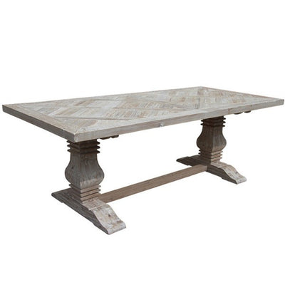 Parquet Dining Table Queen Reclaimed Pine