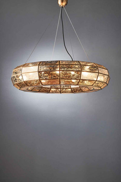 Victoria large hanging lamp in brass - House of Isabella AU