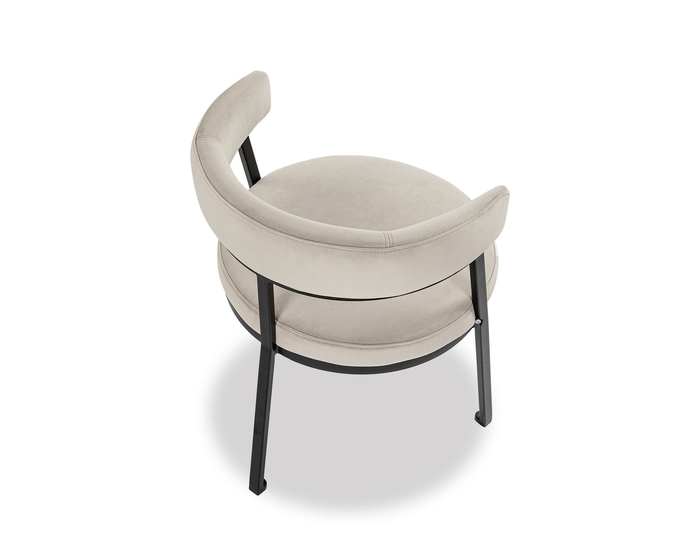 Bonnet Dinning Chair - Kater Light Grey
