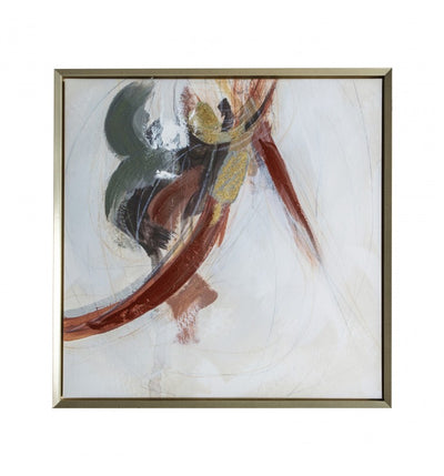 Love Abstract Framed Canvas