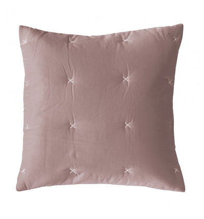 Cotton Stitch Cushion White Blush