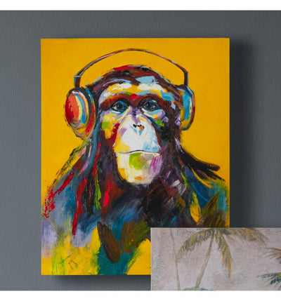 Riding The Ape Vine Art Canvas