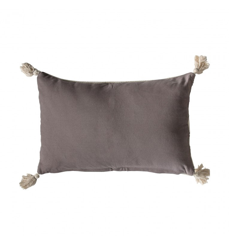 Parry Tassel Cushion Grey