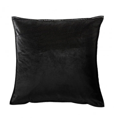 Fairbairn Velvet Oxford Cushion Black