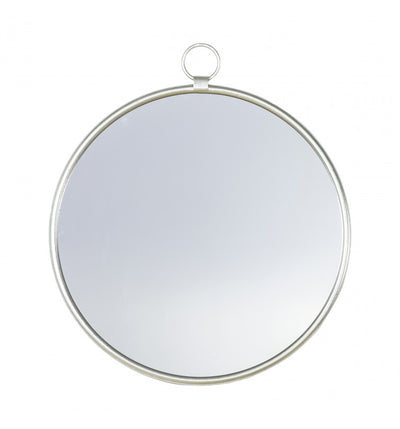 Conway Silver Round Mirror