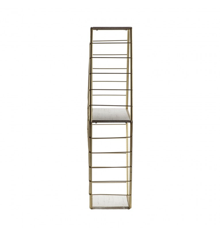 Boswell Shelving Unit Gold