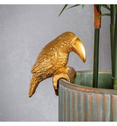 Frederick Toucan Pot Hanger Gold (2pk)
