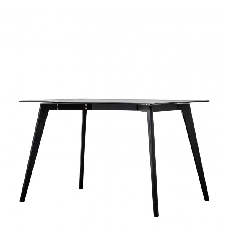 Marlborough Rectangle Dining Table Black 1200x800x750mm