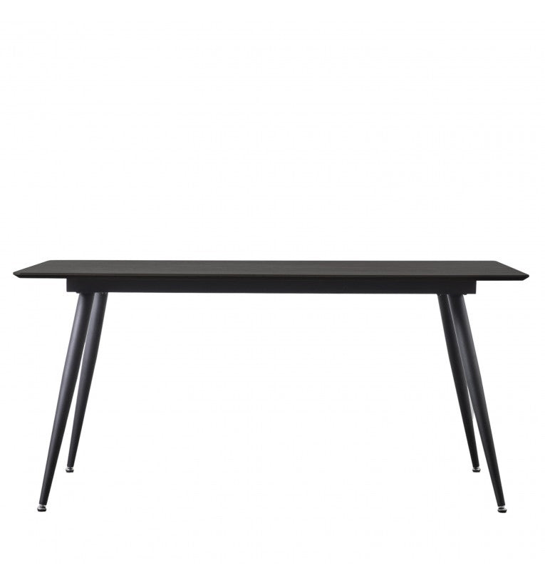 Culpeper Dining Table Black 1600x900x750mm