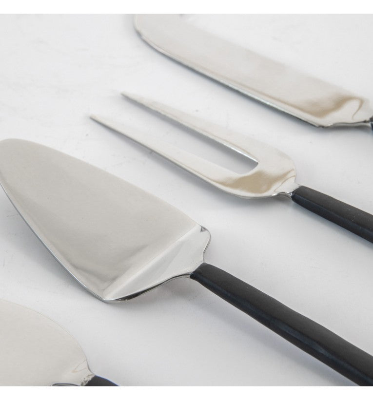 Monthope Cheese Knife Set x4 Black