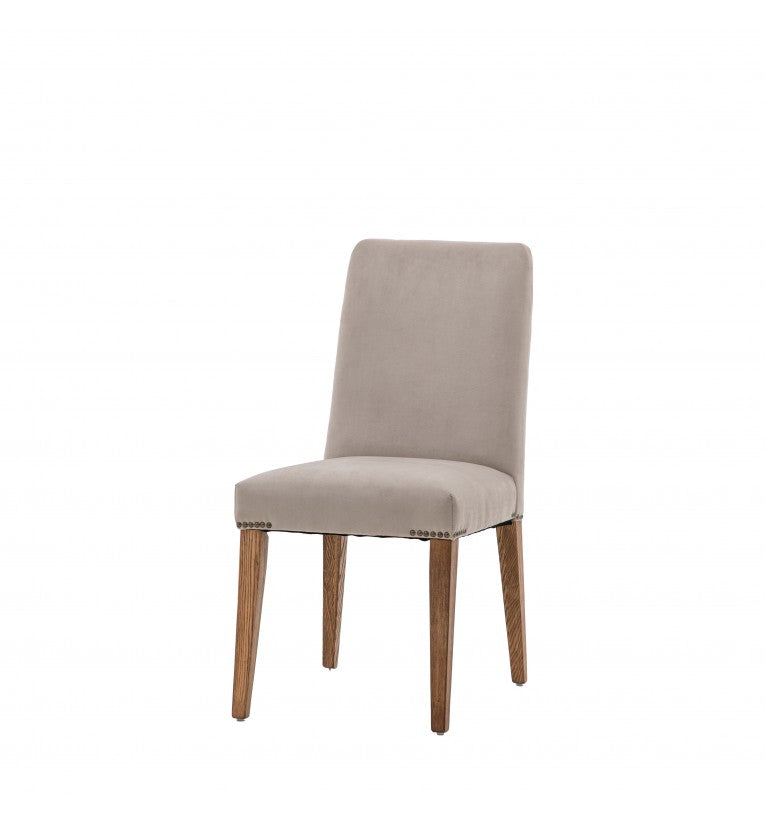 Buckingham Chair Dove Velvet (2pk)