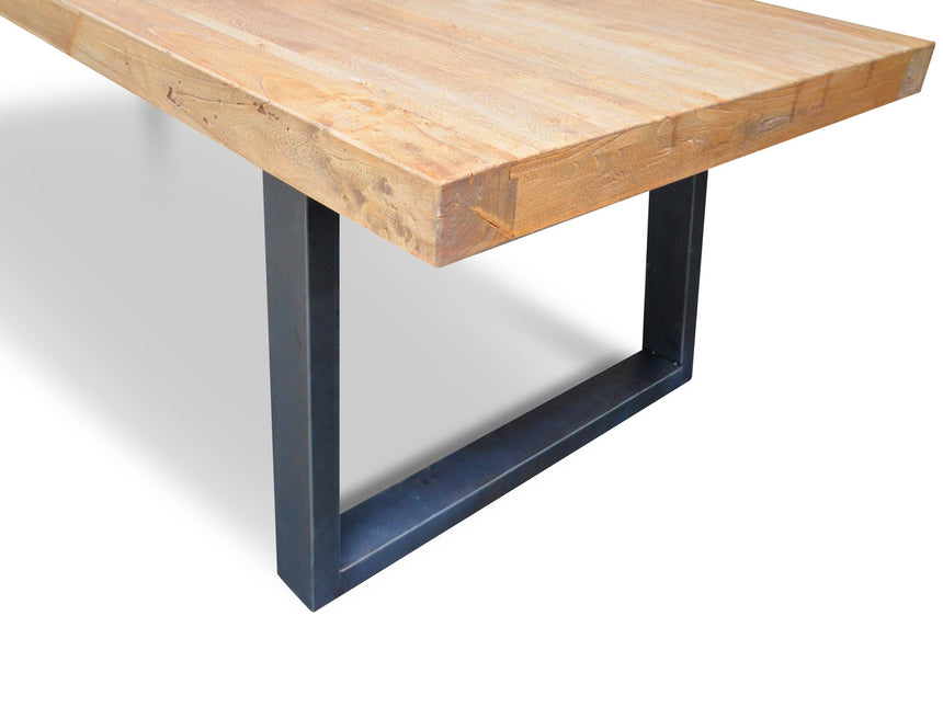 Reclaimed Elm Wood 3m Dining Table - 120cm (W)