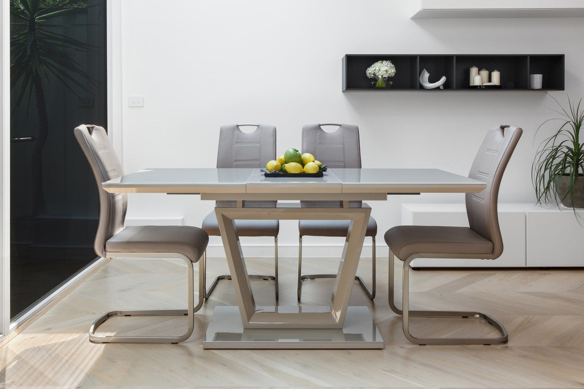 Eagle Extension Dining Table Cappuccino