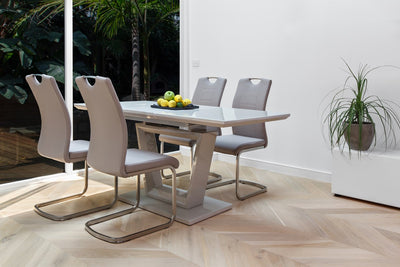 Eagle Extension Dining Table Cappuccino