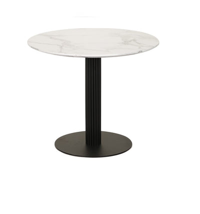 Vance Dining Table Marble Effect White Sevella