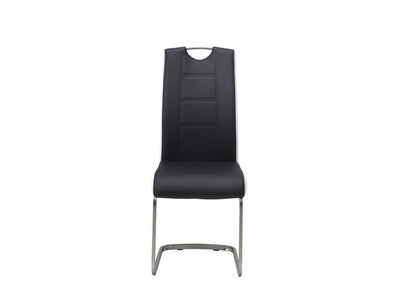 Pia Dining Chair Black/White Set of 4