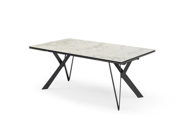 Oliver Extension Dining Table Cloudy Ceramic