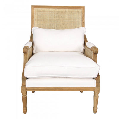 Hicks Caned Armchair White - House of Isabella AU