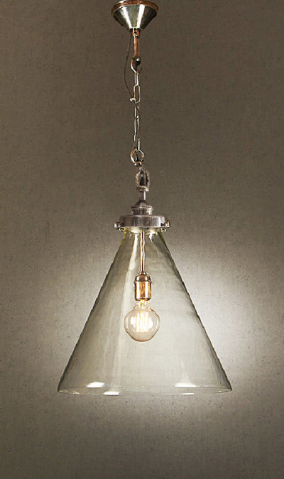 Gadsden Medium Glass Hanging Lamp - House of Isabella AU