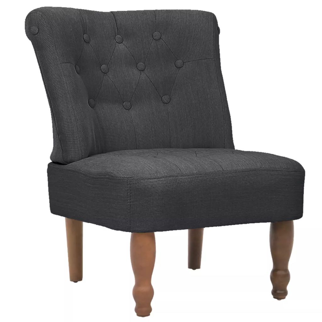 vidaXL French Chair Grey Fabric - House of Isabella AU