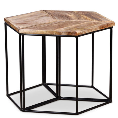 vidaXL Coffee Table Solid Mango Wood 48x48x40 cm - House of Isabella AU