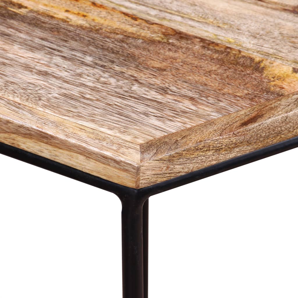 vidaXL Coffee Table Solid Mango Wood 48x48x40 cm - House of Isabella AU