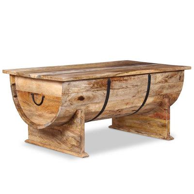 vidaXL Coffee Table Solid Mango Wood 88x50x40 cm - House of Isabella AU
