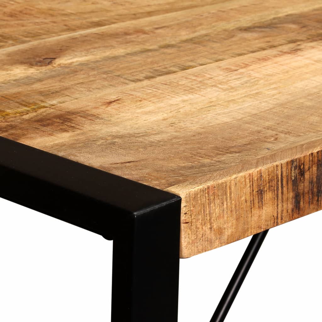 vidaXL Dining Table Solid Rough Mango Wood 180 cm - House of Isabella AU