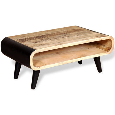 vidaXL Coffee Table Rough Mango Wood 90x55x39 cm - House of Isabella AU