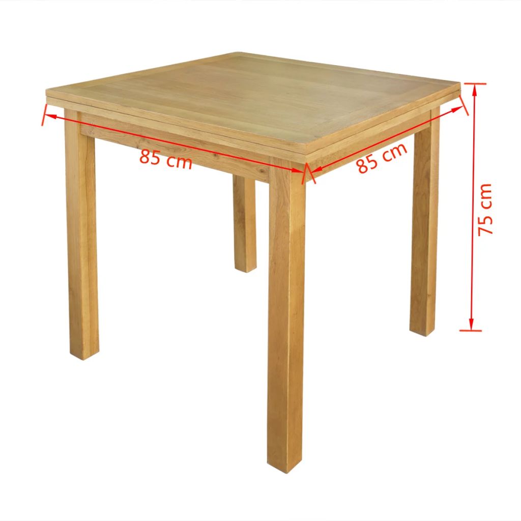 vidaXL Extendable Table Oak 170x85x75 cm - House of Isabella AU